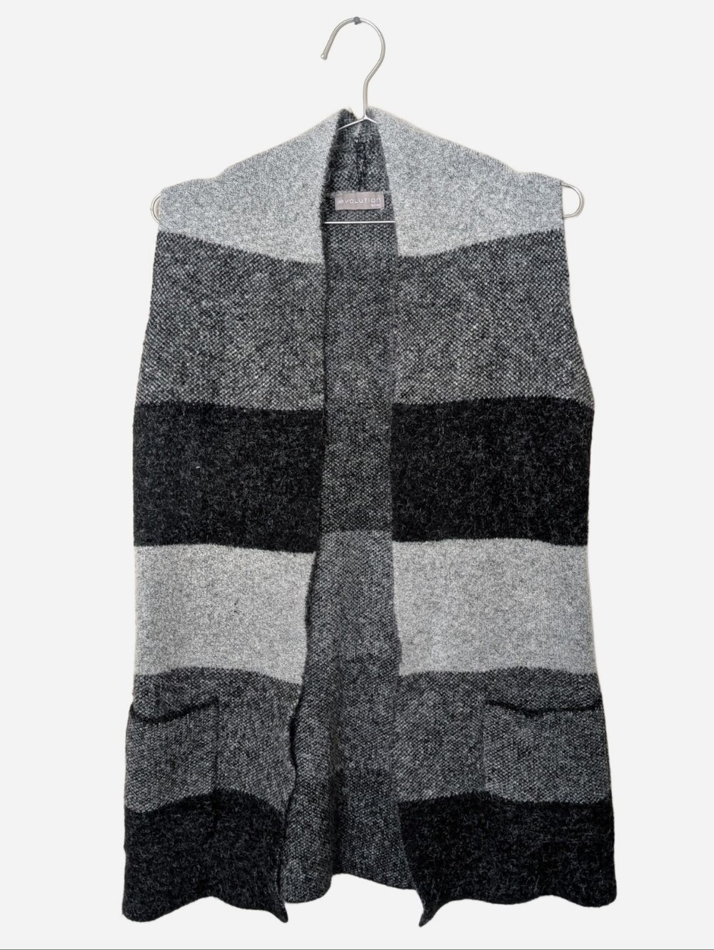 Evolution by Cyrus Gray Knit Vest